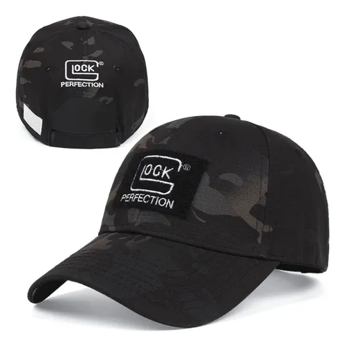 BONÉ GLOCK PRETO CAMUFLADO