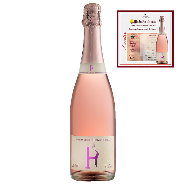 Espumante Hortência H Premium Moscatel Rose 750ml