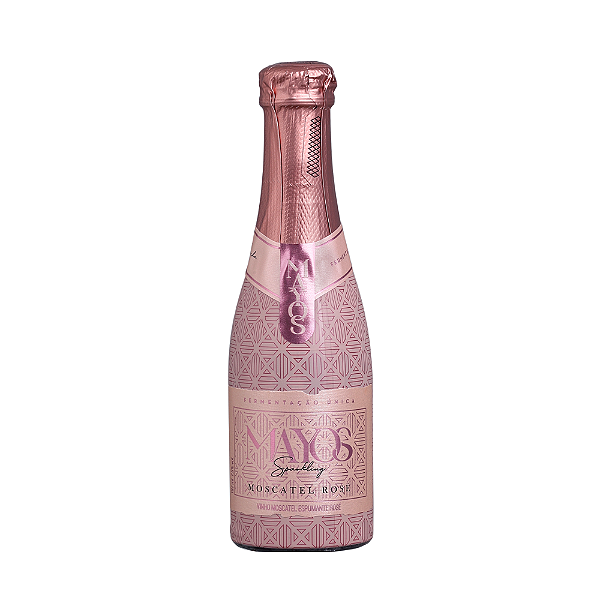 Mini Espumante Mayos Moscatel Rosé 187ml