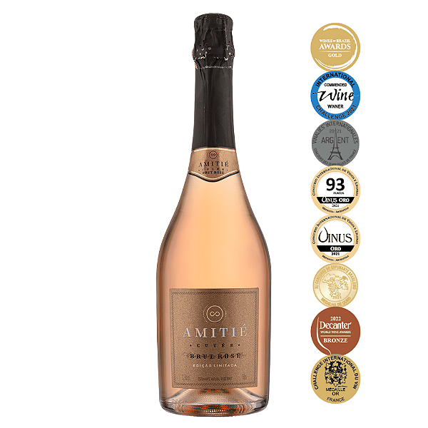 Espumante Amitié Cuvée Brut Rosé 750ml