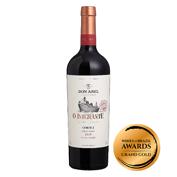 Vinho Tinto Don Abel O Imigrante Merlot/Tannat 750ml