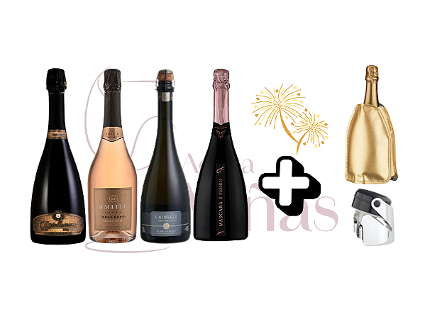 Kit Espumantes para o Reveillon