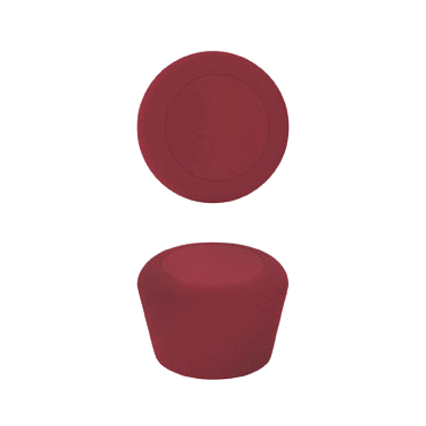 Tampa para Vinho Pulltex em Silicone Bordô