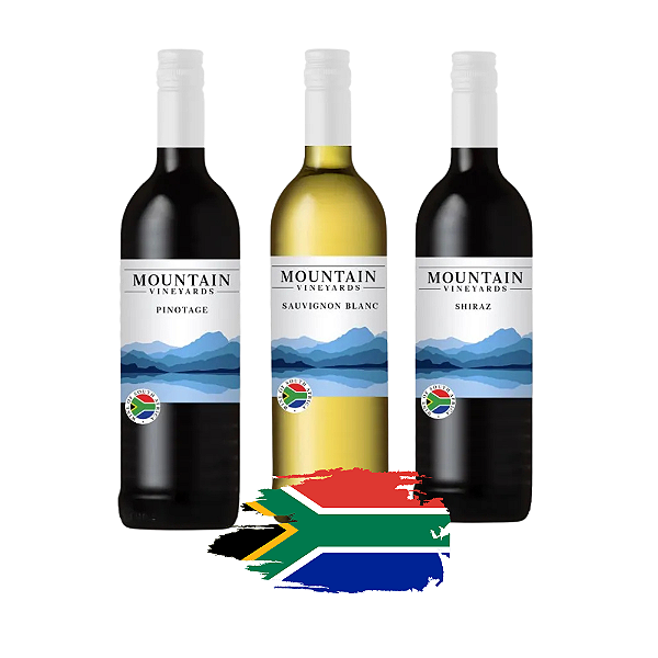 Kit Vinhos da África do Sul Mountain Vineyards - 3 Unidades