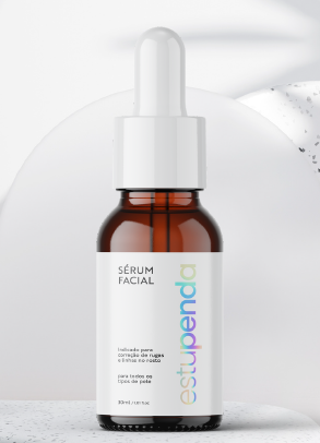 Sérum Facial Estupenda – Ácido Hialurônico, Vitamina C e Pantenol 30ml