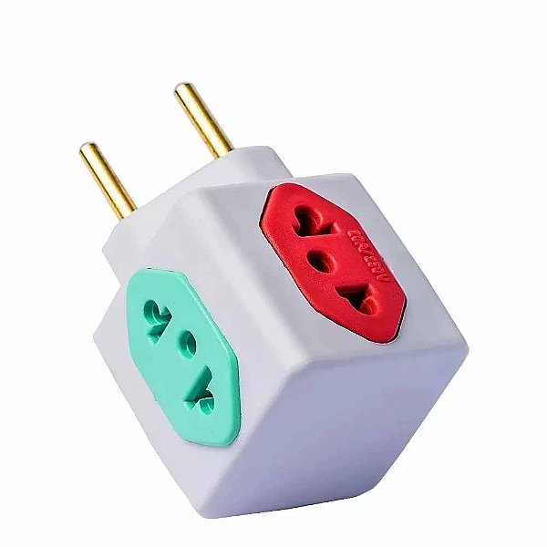 Adaptador Cubo 4 Saídas - Praticidade e Versatilidade