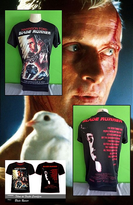 Camiseta Blade Runner - Estilo e Nostalgia