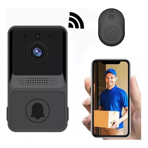 Câmera De Vídeo Visual Sem Fio Smart Doorbell Wifi