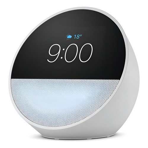 Echo Spot Alexa Amazon Portugues Br Branca Cor Branco