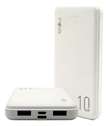 Carregador Portátil Turbo Branco 10000mah Universal