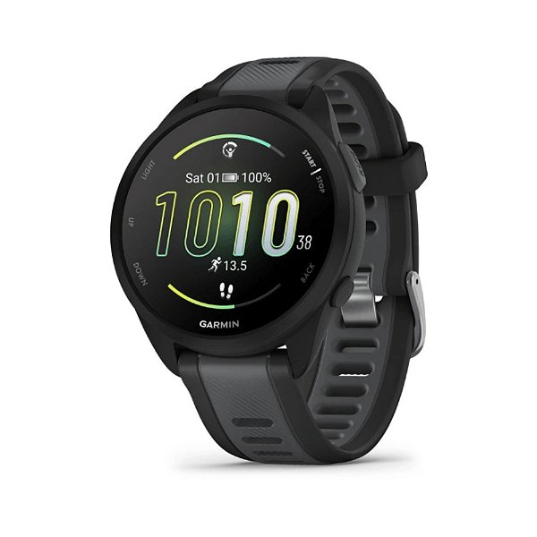 Garmin Forerunner 165 GPS - Smartwatch AMOLED 43mm - Monitor Cardíaco - Corrida Fitness - Original