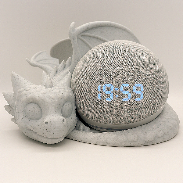 Suporte Dragão para Alexa Echo Dot – Design Exclusivo