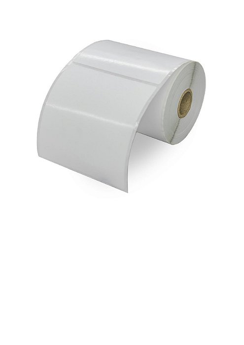 Kit de 10 Rolos de Etiqueta Adesiva Branca Térmica em rolo 100X 150 mm