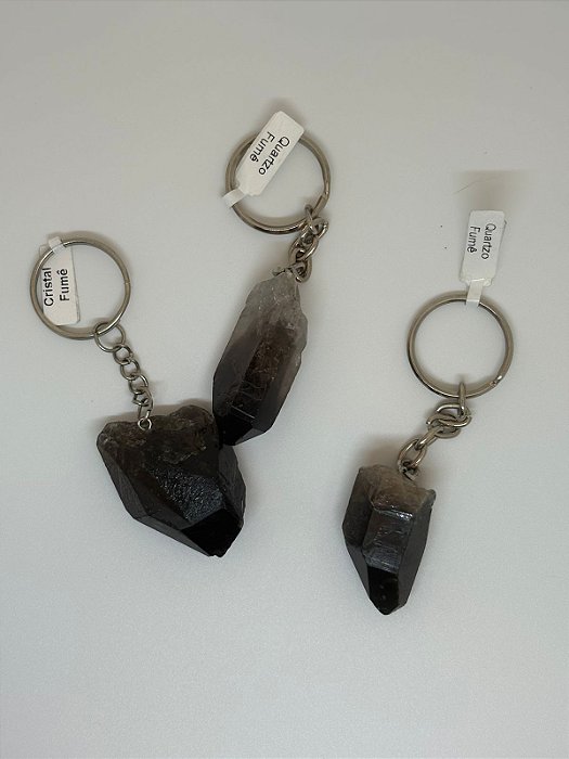Chaveiro Quartzo Fumê