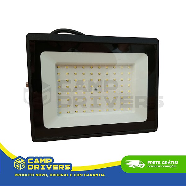 REFLETOR 100W ULTRASLIM BRASILED ESSENTIAL IP65