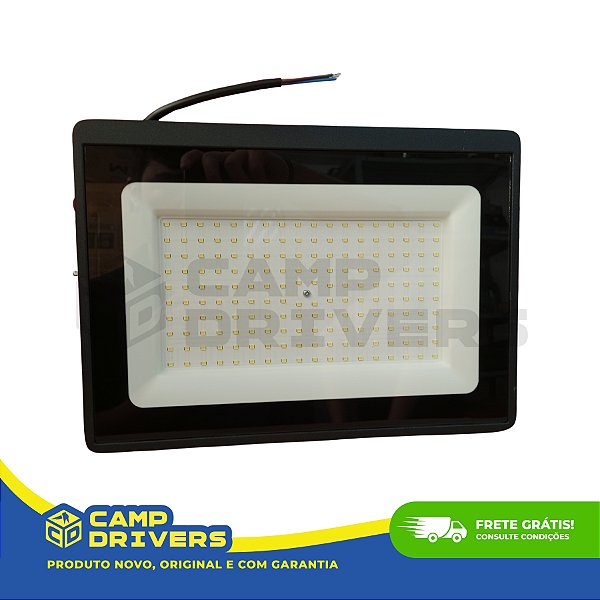 REFLETOR 200W ULTRASLIM BRASILED ESSENTIAL IP65