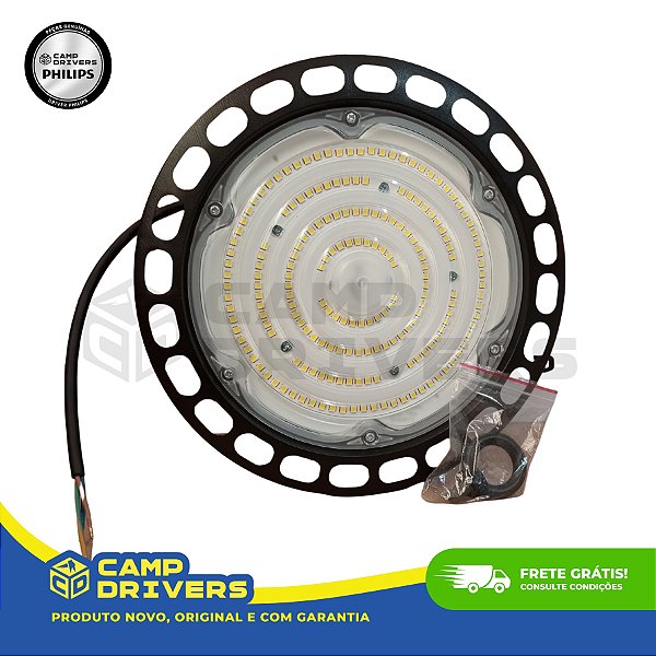 LUMINARIA HIGH BAY 100W 15.000LM 6500K UFO BRASILED ESSENTIAL
