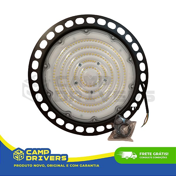 LUMINARIA HIGH BAY 150W 22.000LM 6500K UFO BRASILED ESSENTIAL IP65