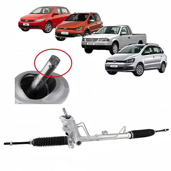 Caixa de direção hidraulica do Volkswagen Gol G5