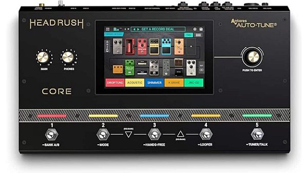 PEDALEIRA PARA INSTRUMENTO E VOZ HEADRUSH CORE