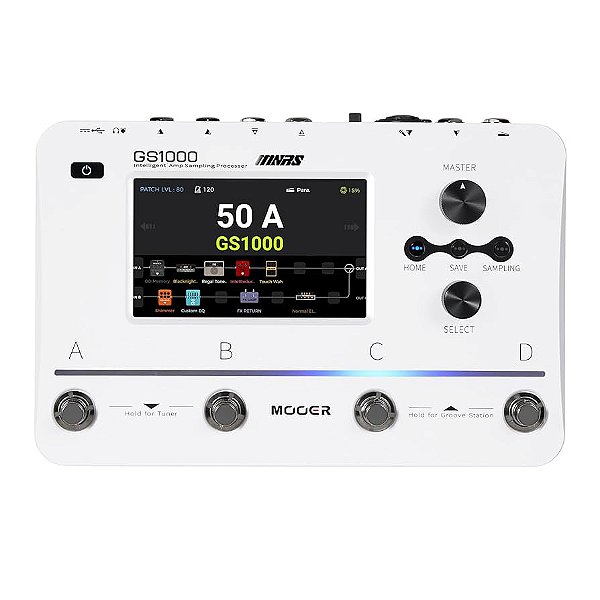 PEDALEIRA INTELIGENTE MOOER GS1000