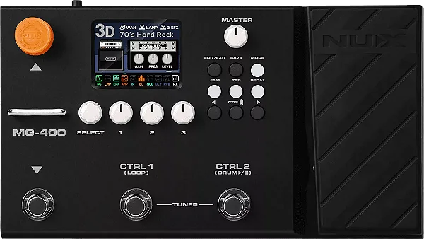 PEDALEIRA PARA GUITARRA E BAIXO NUX MG400