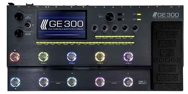 PEDALEIRA PARA GUITARRA MOOER GE300