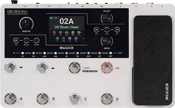 PEDALEIRA PARA GUITARRA MOOER GE150 MAX