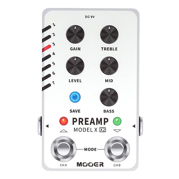 Pedal para Guitarra Preamp Model X X2 – M725