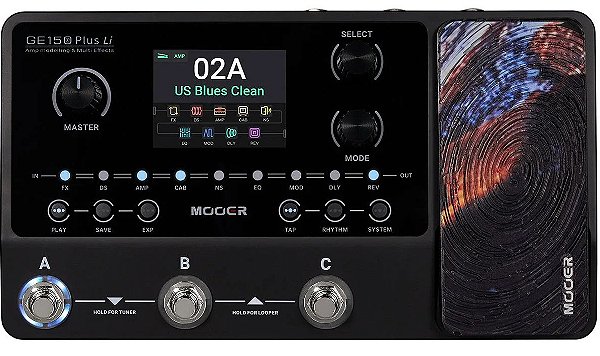 Pedaleira Multiefeitos para Guitarra GE150 Plus LI