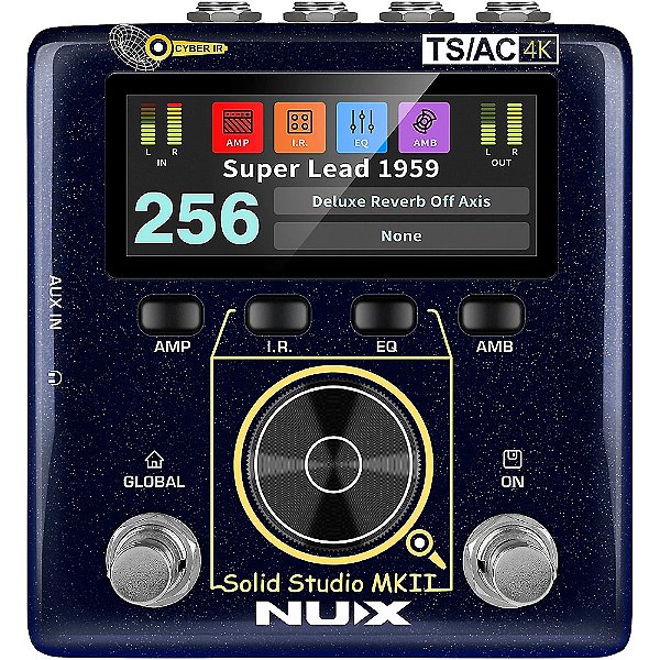 Pedal Simulador de Gabinetes e Microfones Avançado – SOLID STUDIO MKII - NSS6