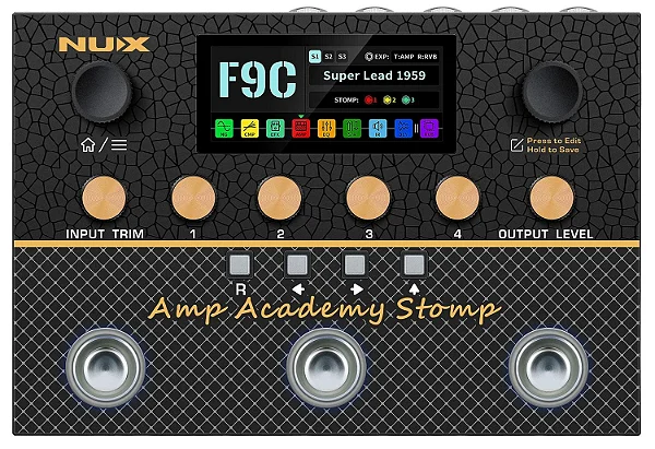 Pedal Simulador de Amplificadores e Efeitos Amp Academy Stomp – NMA3AAP