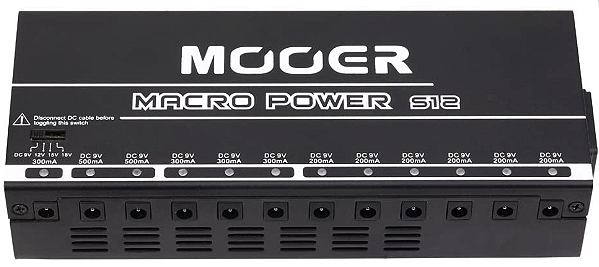 Fonte de Alimentação de Pedais – Mooer Macro Power S12 – MPS12