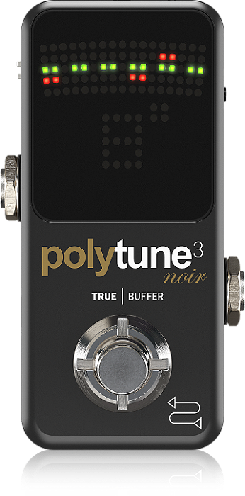 PEDAL AFINADOR POLIFÔNICO - TC ELECTRONIC POLYTUNE 3 NOIR