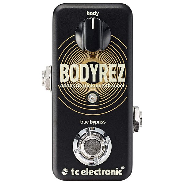 Pedal restaurador de resposta e controle de feedback para violão - TC Electronic Bodyrez