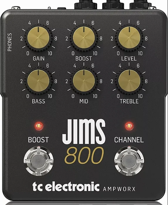 Pedal Pre-Amp com 2 canais TC Electronic JIMS 800