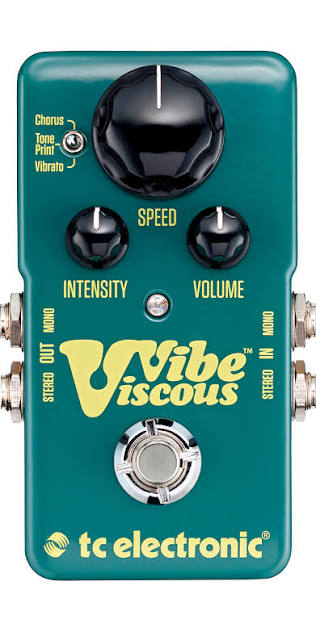 Pedal de Chorus e Vibrato TC Electronic VISCOUS VIBE