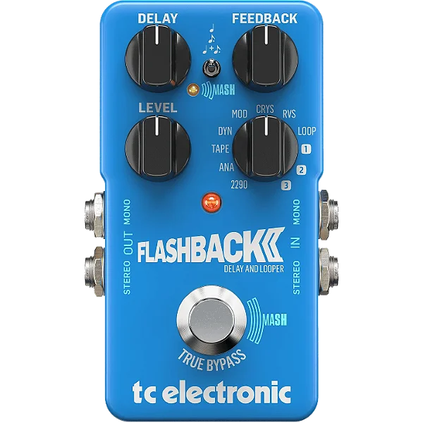 Pedal de Delay Estéreo - TC ELECTRONIC FLASHBACK 2 DELAY