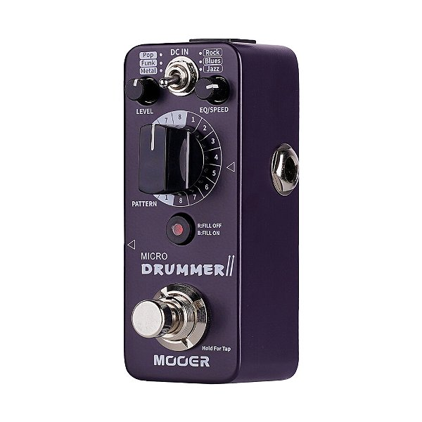 Pedal de Bateria Eletrônica - MOOER MICRO DRUMMER II – MDM2