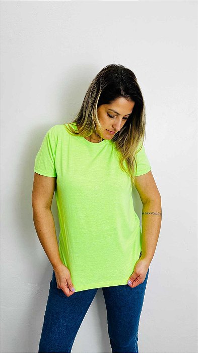 T-SHIRT VERDE NEON M/GG