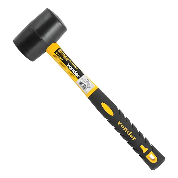 VONDER MARTELO BORRACHA 45MM/225G 8OZ CABO DE FIBRA