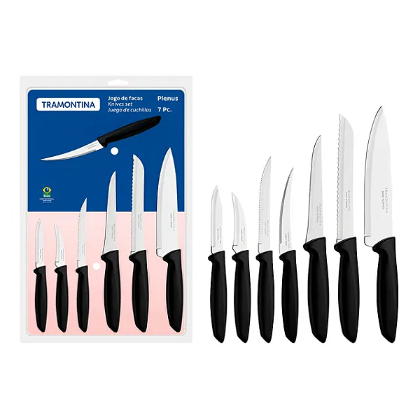 JG FACAS INOX 7PCS PLENUS PRE TRAMONTINA