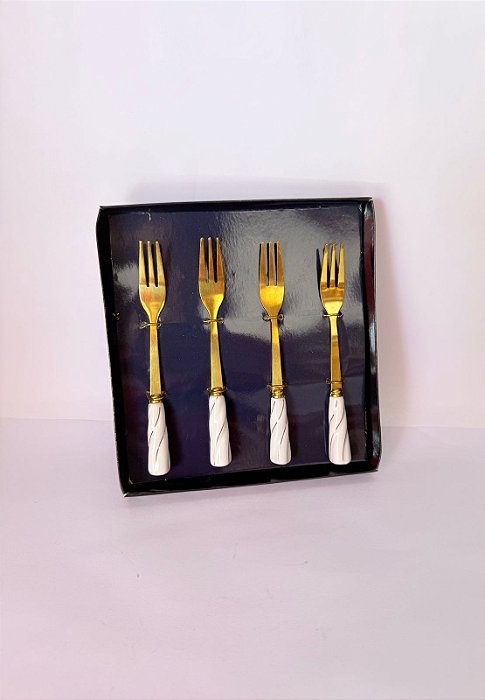 Conjunto de Garfos para Sobremesa – 4 peças
