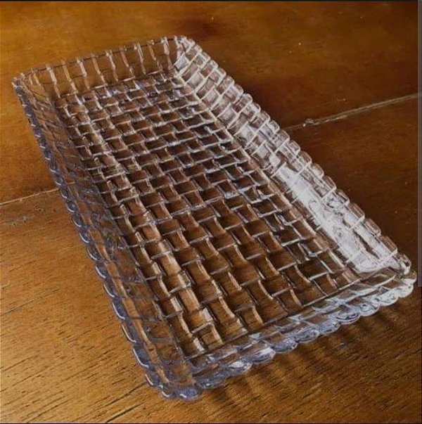 Travessa de Cristal Tress 25cm x 13cm x 2cm – Lyor