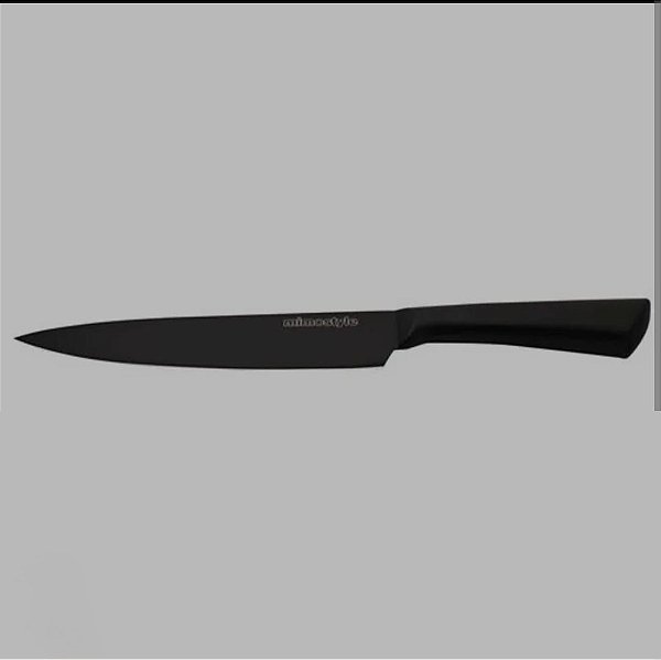 Faca Multiuso Premium Black 8” Mimo Style – Aço Inox