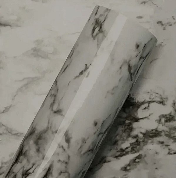 ADESIVO VINILICO MARMORE BIANCO 0,16X1,22