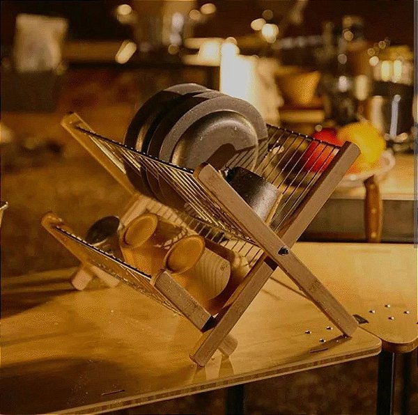 ESCORREDOR PRATOS ECOKIT C/METAL