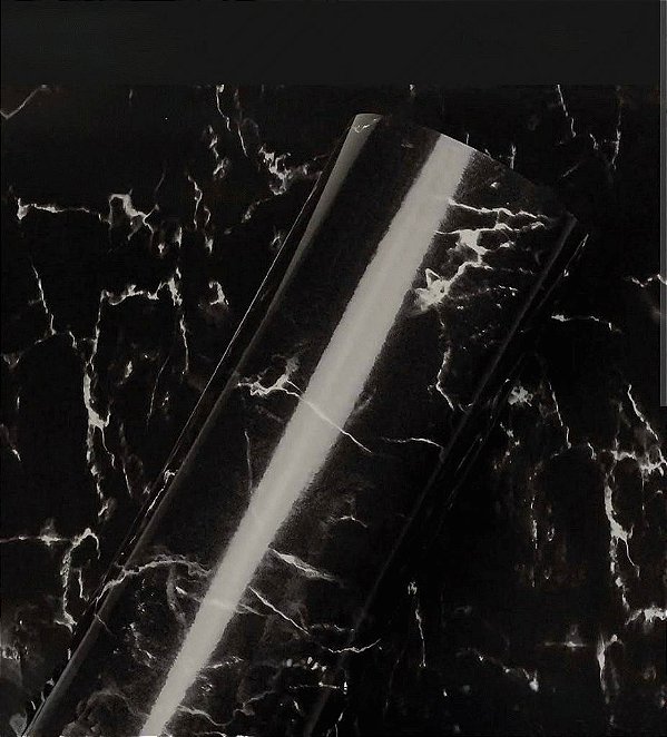 ADESIVO VINILICO MARMORE NERO 0,16X1,22