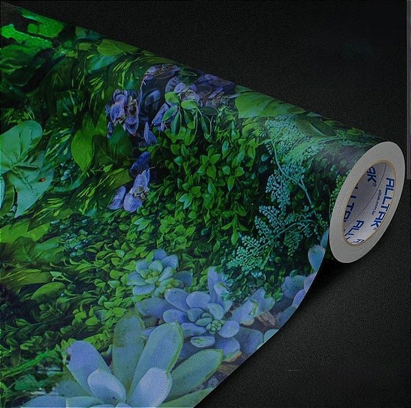 ADESIVO VINILICO JARDIM TROPICAL 0,16X1,22