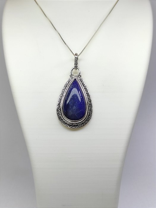 Colar Sodalita Detalhe